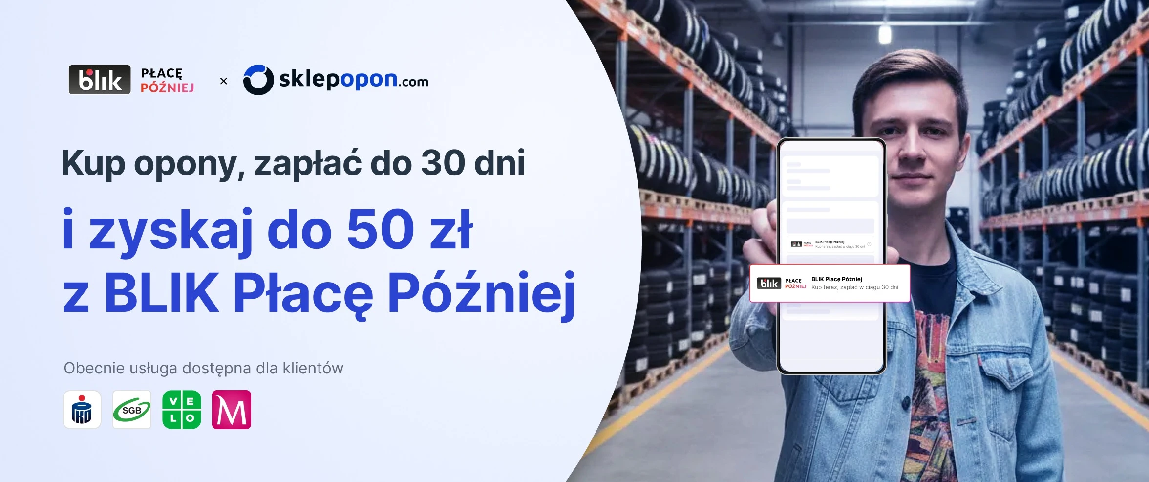 Zyskaj do 50 zł z Blik Płacę Później