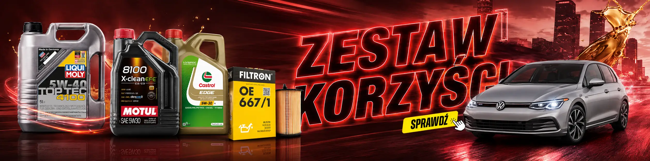 Kup olej i dobierz filtr oleju z 5% rabatem - Desktop