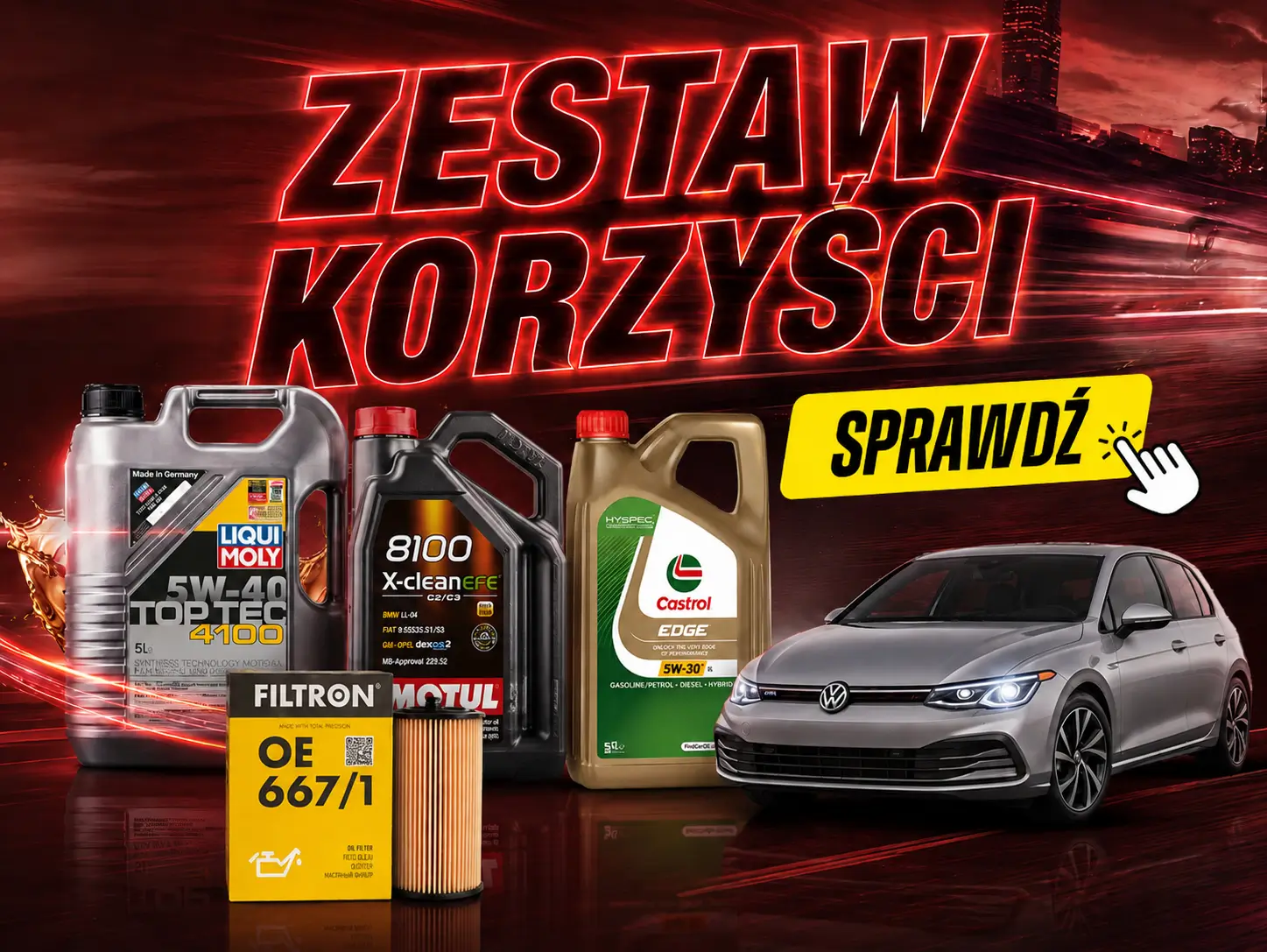 Kup olej i dobierz filtr oleju z 5% rabatem - Mobile