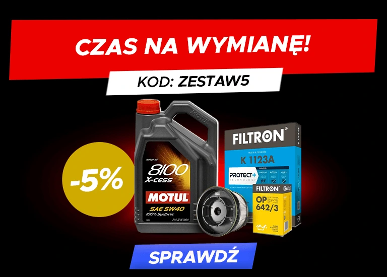 Kup olej oraz filtr i zgarnij 5% rabatu - Mobile