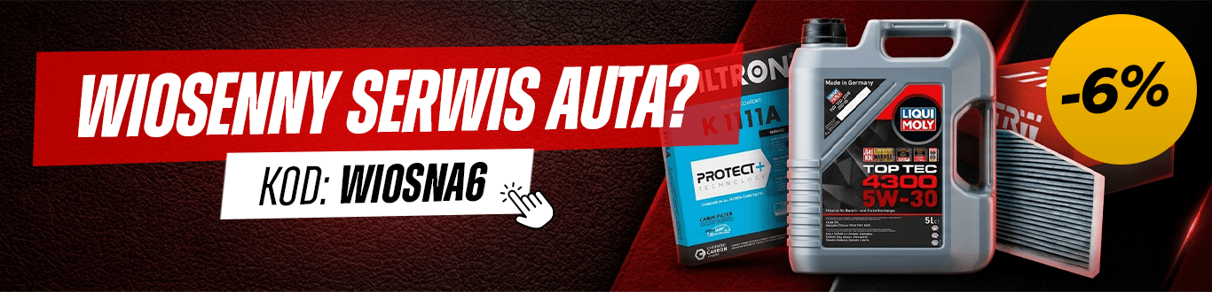 Przygotuj auto na wiosnę i kupuj taniej z kodem WIOSNA6. - Desktop