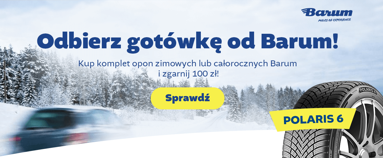 Odbierz gotówkę od Barum!