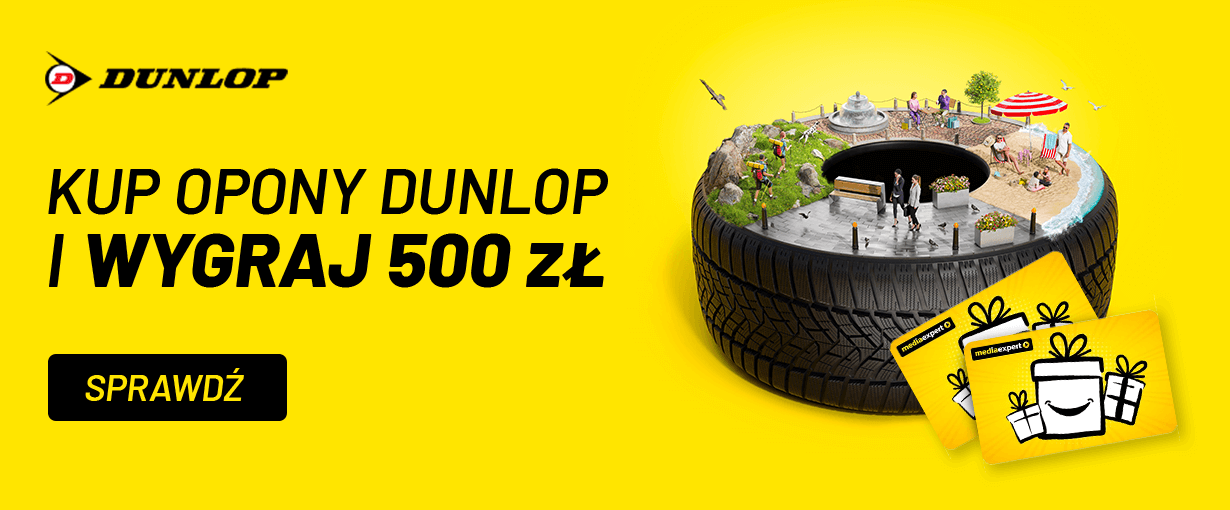 Wygraj 500 zł od Dunlop!