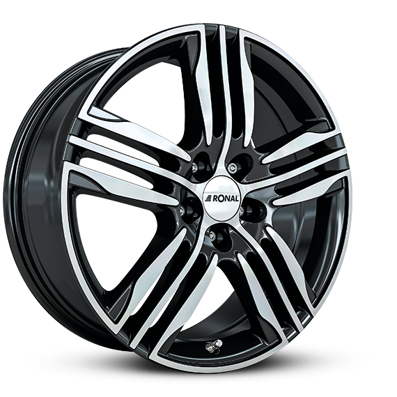 RONAL R57 7.50x17 5x114.3 ET 50 - felgi aluminiowe (kolor Czarny)