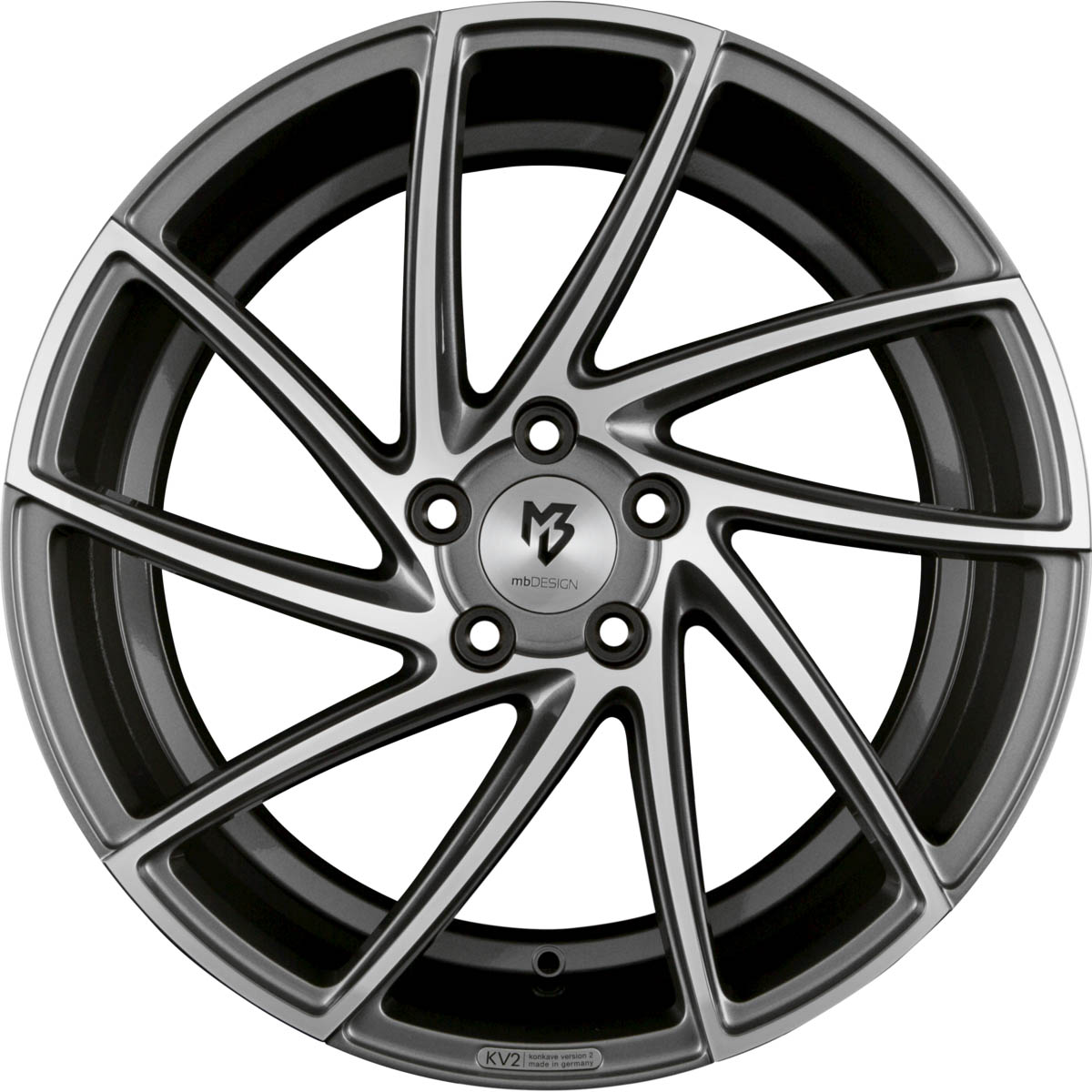 MB-DESIGN KV2 8.50x20 5x112.0 ET 45 - felgi aluminiowe (kolor Szary)