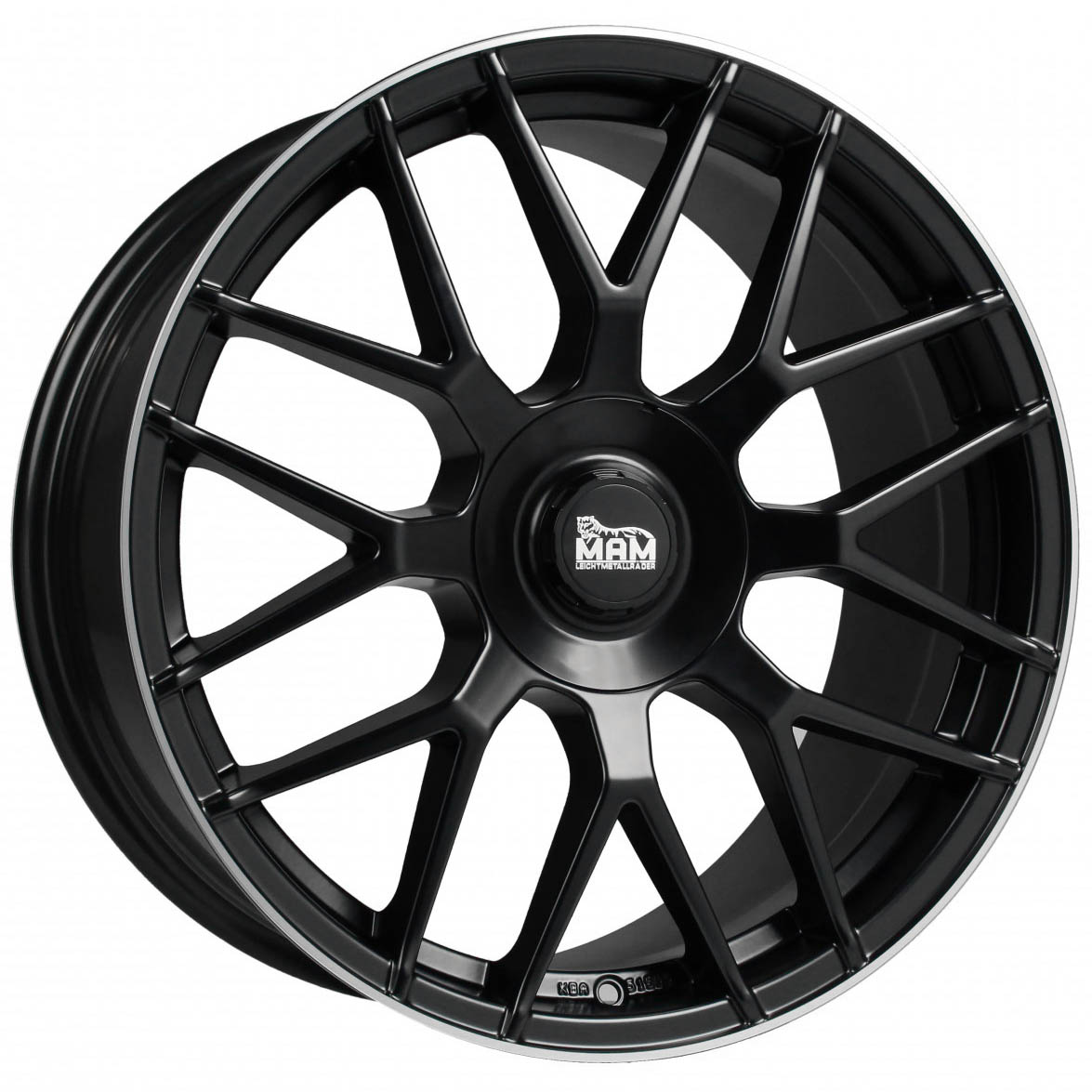 MAM MAM GT.1 8.00x18 5x100.0 ET 45 - felgi aluminiowe (kolor Czarny)