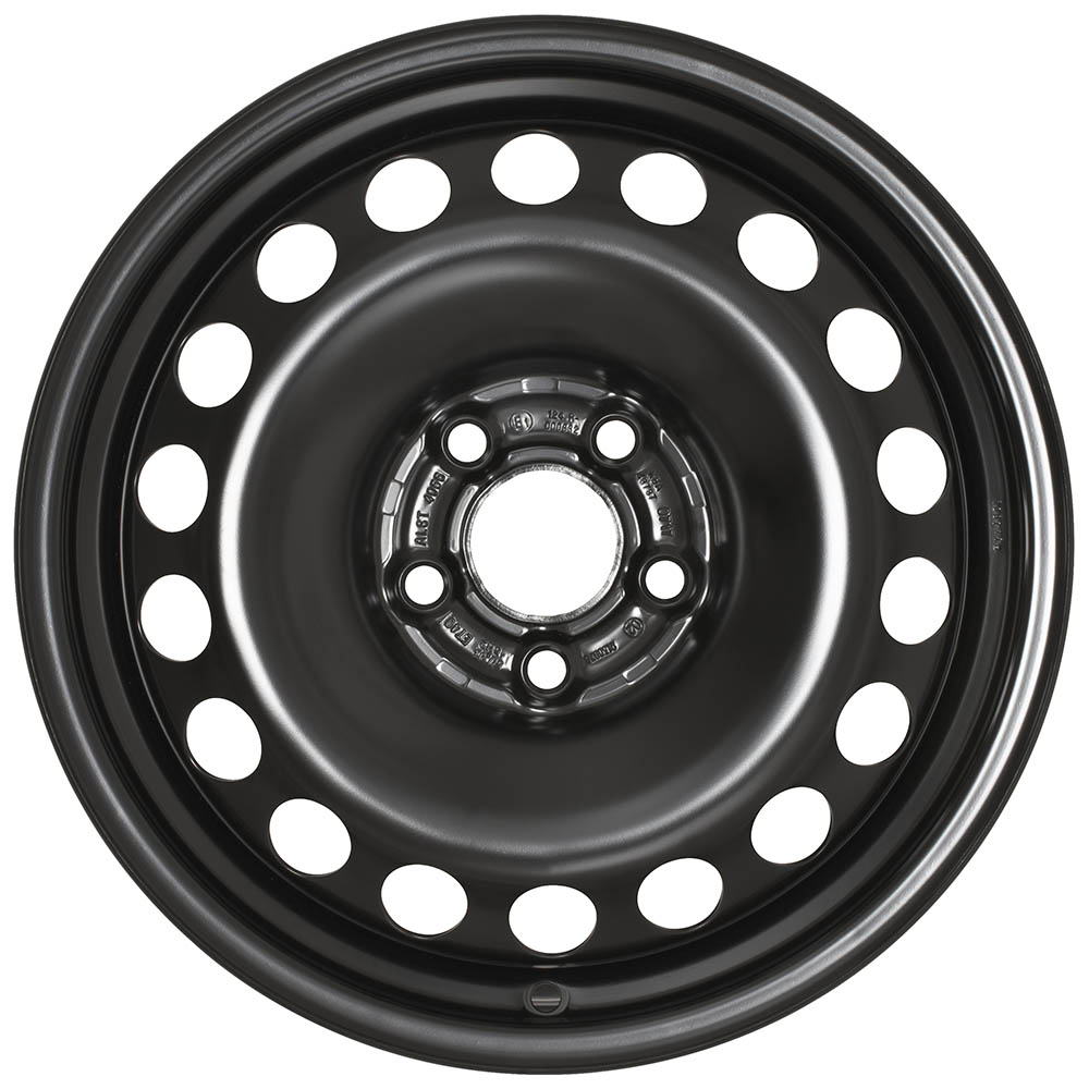 Alcar Stahlrad Polo (2017-) / SEAT Ibiza (2017-) / Audi A1 (2018/10-) 5.50x15 5x100.0 ET 40 - felgi stalowe (kolor Czarny)