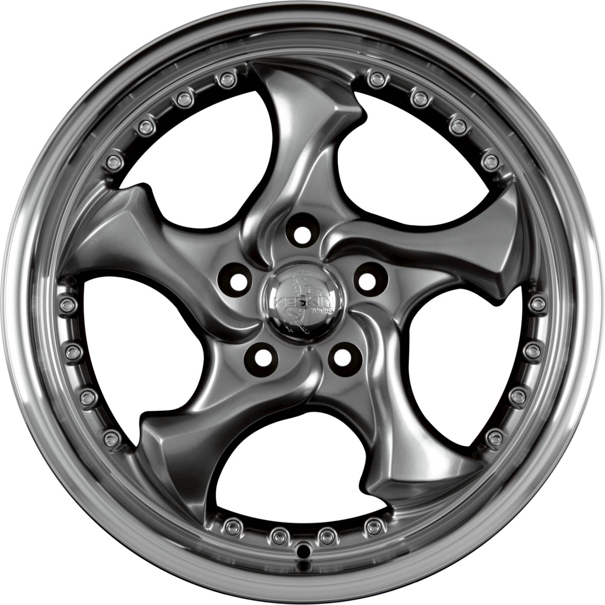 KESKIN KT 7 Crazy 9.50x18 4x100.0 ET 25 - felgi aluminiowe (kolor Szary)