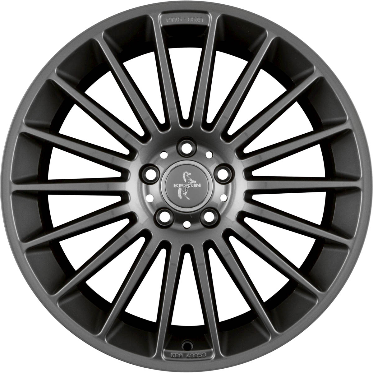 KESKIN KT15 SPEED 8.50x19 5x120.0 ET 35 - felgi aluminiowe (kolor Szary)