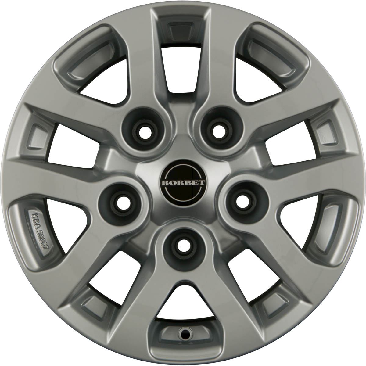 BORBET LD 8.00x16 5x165.1 ET 5 - felgi aluminiowe (kolor Srebrny)