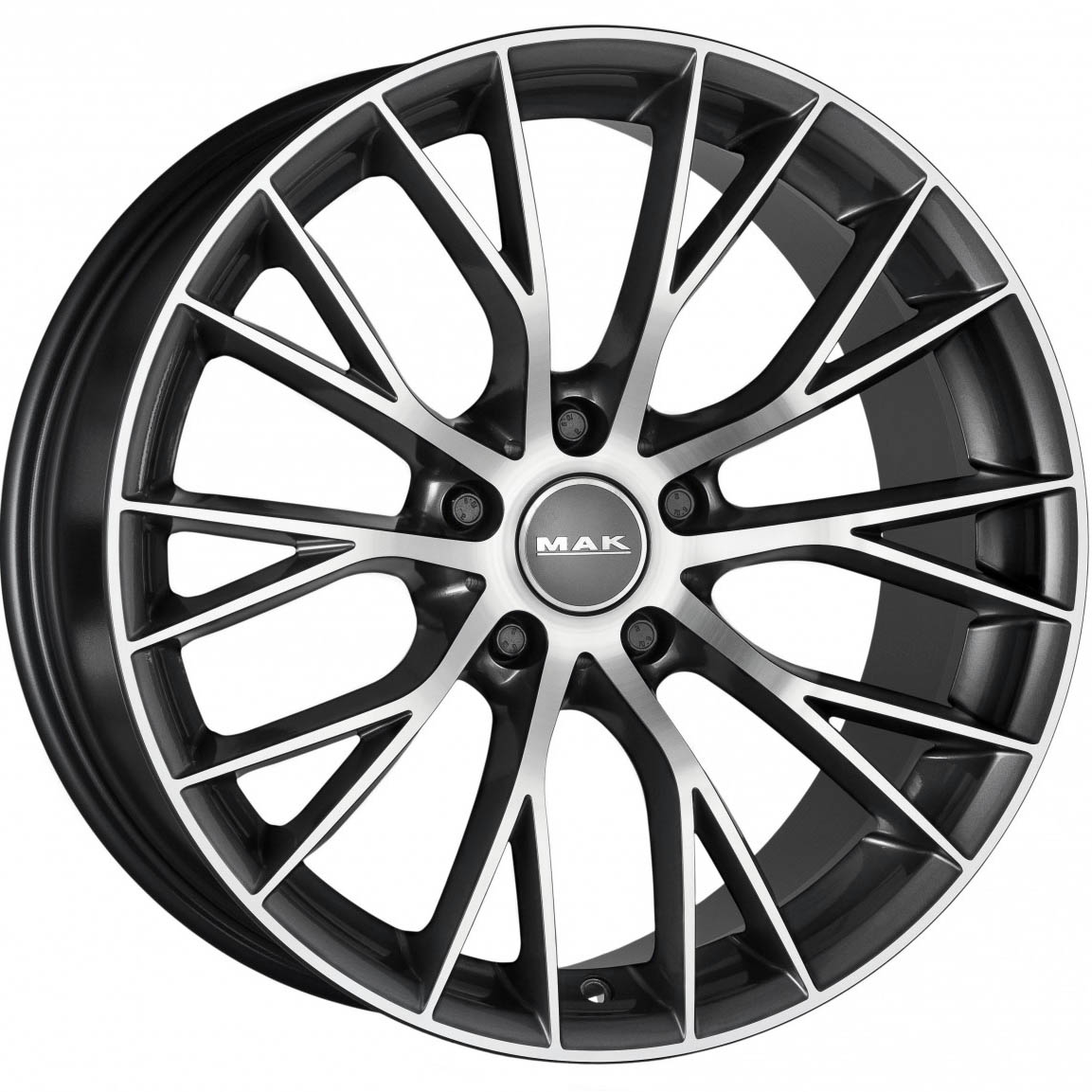 MAK MÜNCHEN 8.00x18 5x108.0 ET 42 - felgi aluminiowe (kolor Grafitowy)