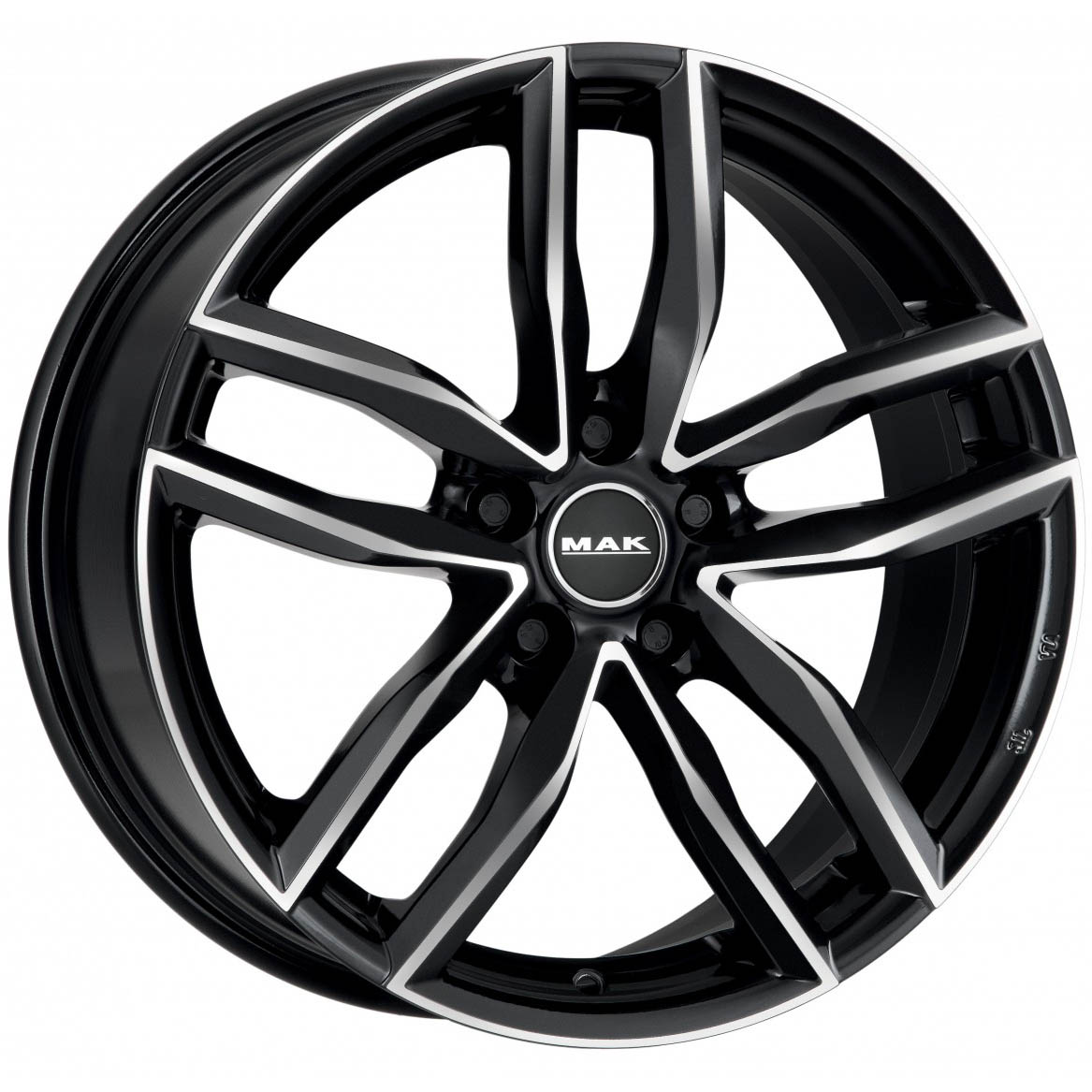MAK SARTHE 8.00x18 5x112.0 ET 28 - felgi aluminiowe (kolor Czarny)
