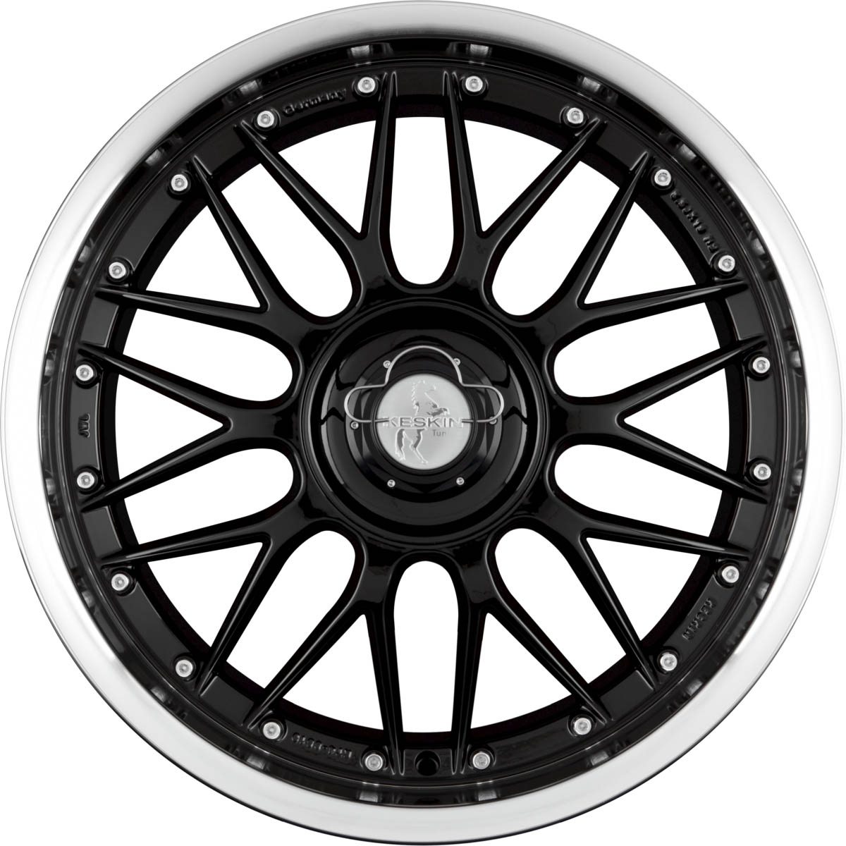 KESKIN KT 4 New Racer 9.50x19 5x100.0 ET 30 - felgi aluminiowe (kolor Czarny)