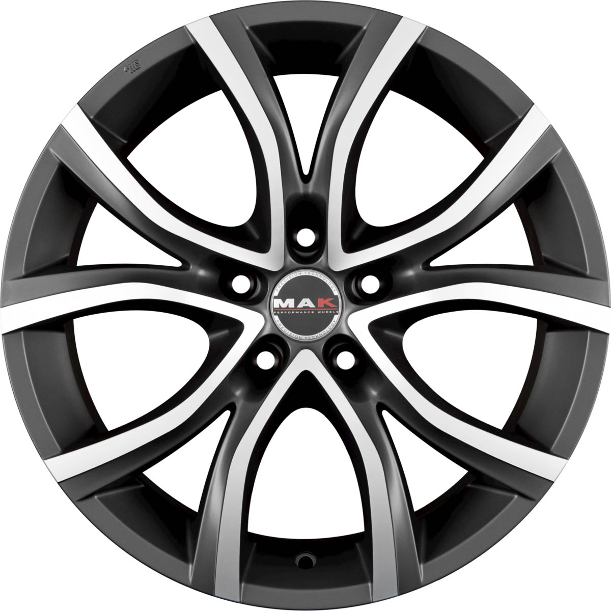 MAK NITRO 7.00x16 4x108.0 ET 25 - felgi aluminiowe (kolor Czarny)