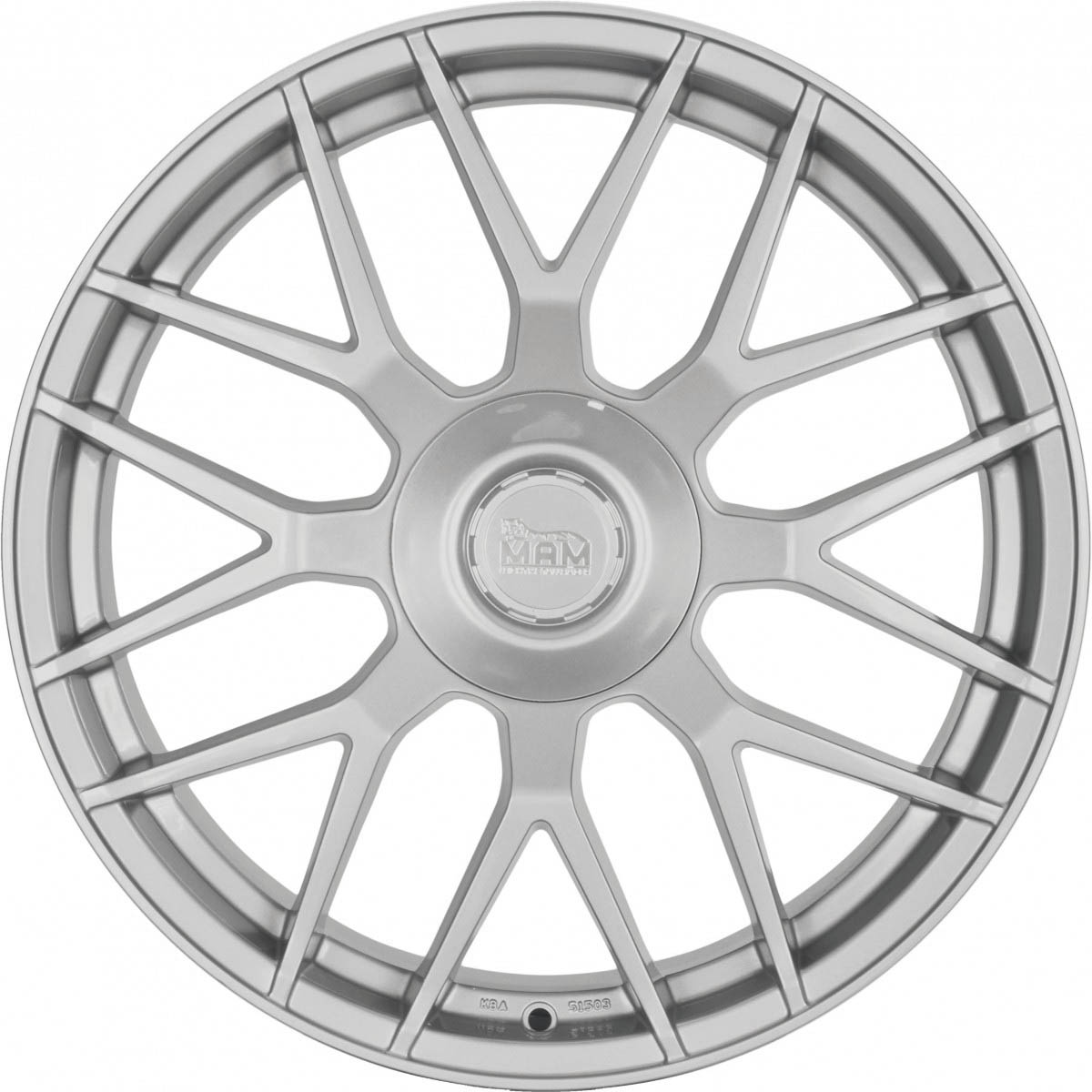 MAM MAM GT.1 8.00x18 5x100.0 ET 45 - felgi aluminiowe (kolor Srebrny)