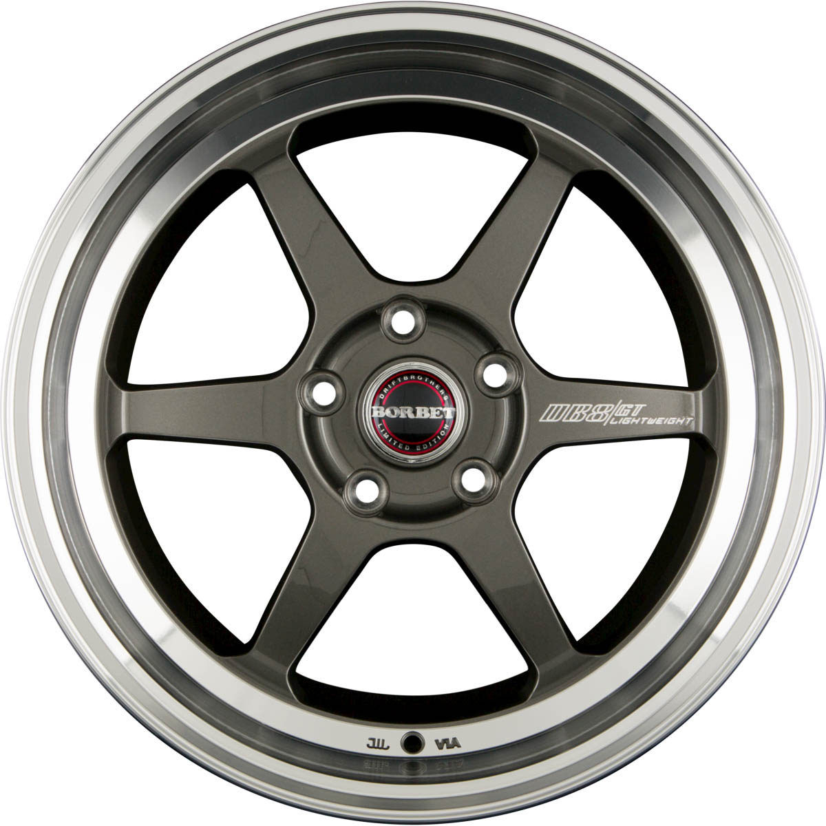 BORBET DB8/GT 9.50x18 5x112.0 ET 20 - felgi aluminiowe (kolor Grafitowy)