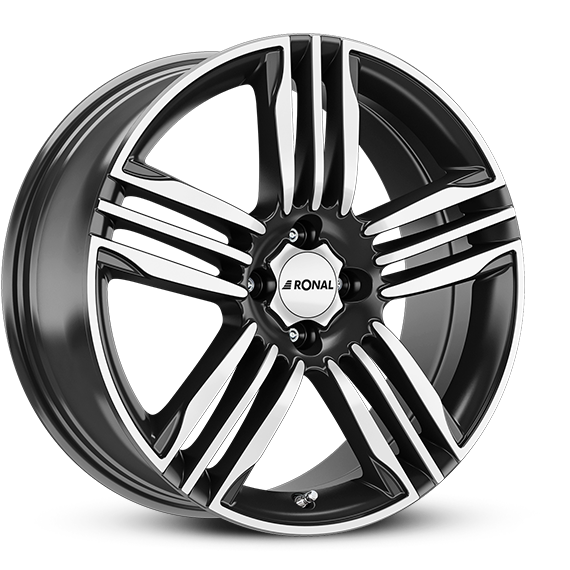 RONAL R57 7.50x18 4x108.0 ET 24 - felgi aluminiowe (kolor Czarny)