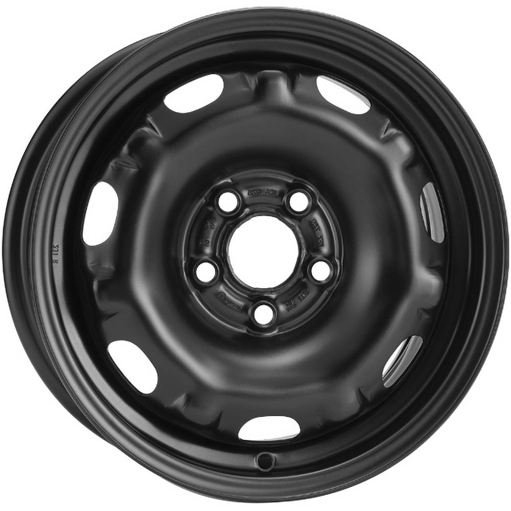 Alcar Stahlrad Roomster (SK25x) 08.06/Fabia II (SK25x) 03.07-/Praktik 01.10- / Fabia II Scout 6.00x14 5x100.0 ET 37 - felgi stalowe (kolor Czarny)