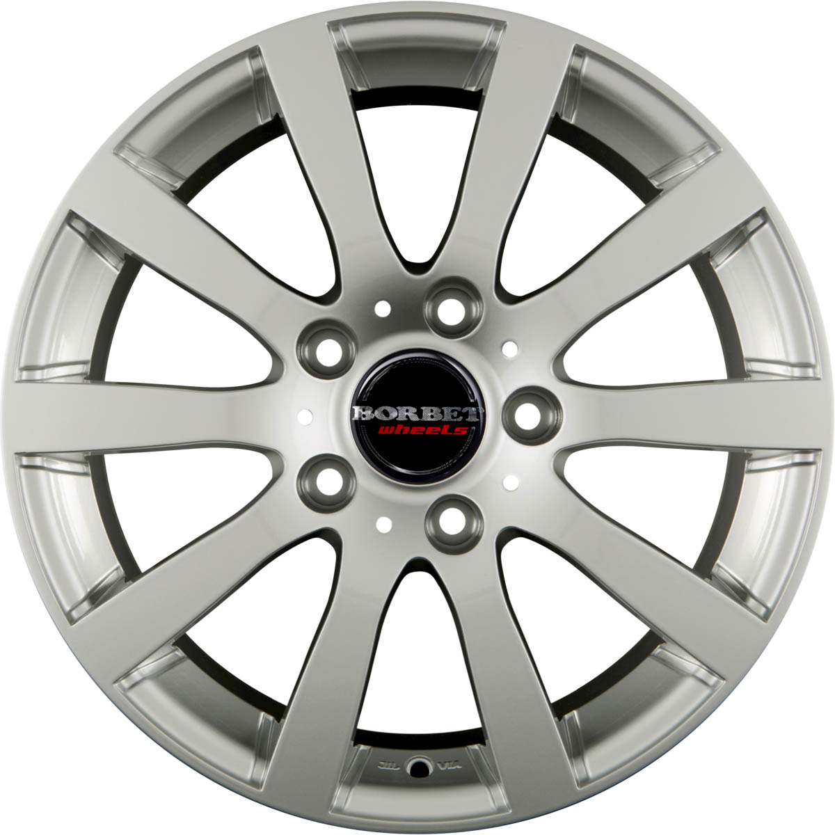 BORBET C2C 7.50x17 5x108.0 ET 45 - felgi aluminiowe (kolor Srebrny)