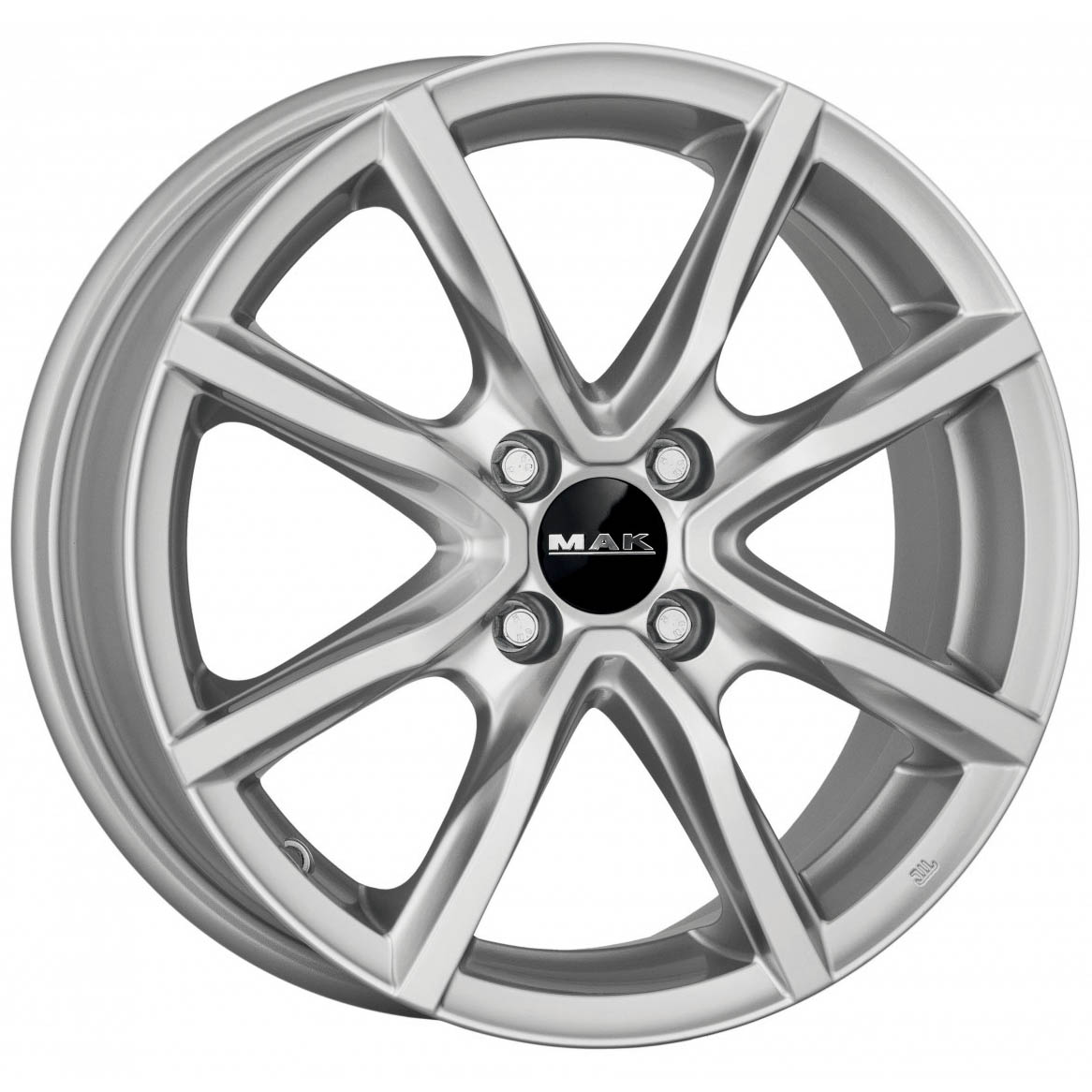 MAK MILANO 4 6.50x16 4x98.0 ET 30 - felgi aluminiowe (kolor Srebrny)