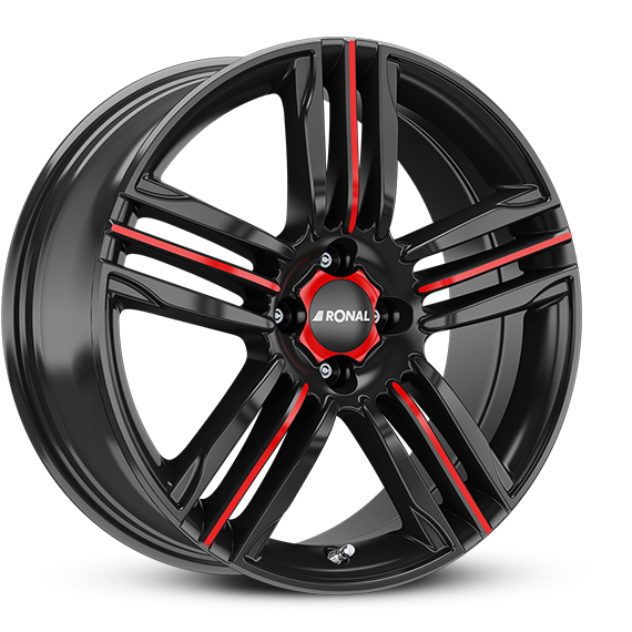 RONAL R57 7.50x18 4x100.0 ET 44 - felgi aluminiowe (kolor Czerwony)