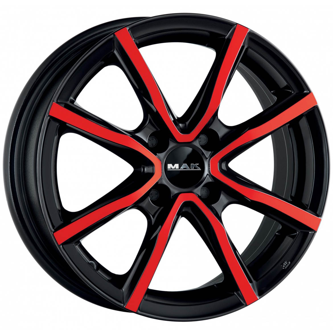 MAK MILANO 4 5.50x15 4x100.0 ET 42 - felgi aluminiowe (kolor Czarny)