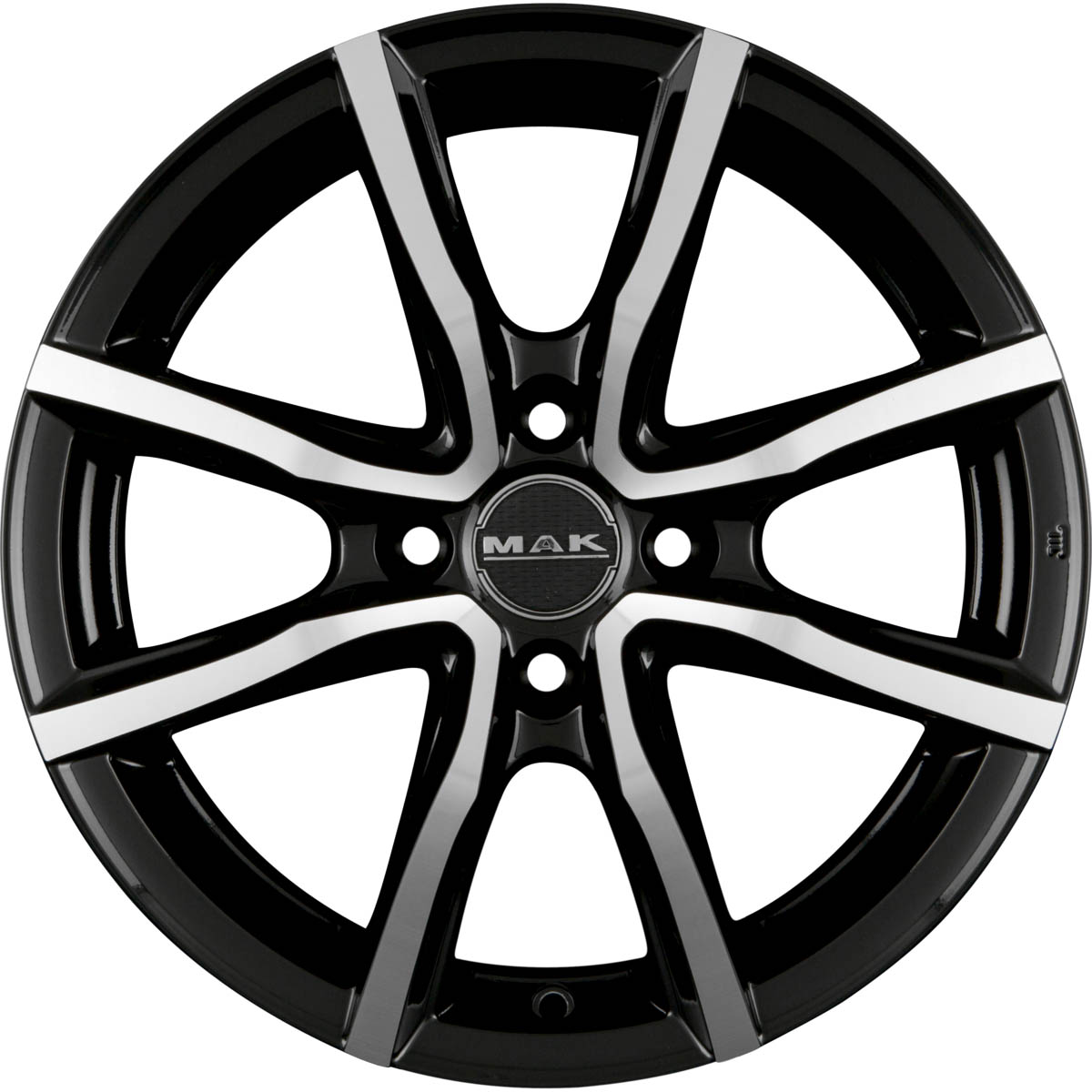 MAK MILANO 4 5.50x15 4x100.0 ET 45 - felgi aluminiowe (kolor Czarny)
