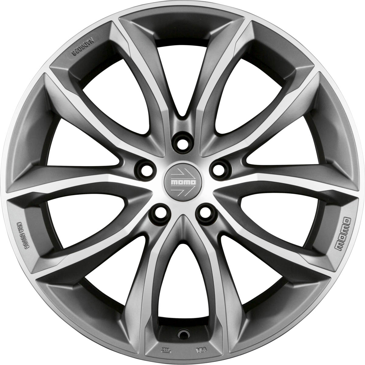 MOMO SCREAMJET EVO 8.00x17 5x120.0 ET 42 - felgi aluminiowe (kolor Antracytowy)