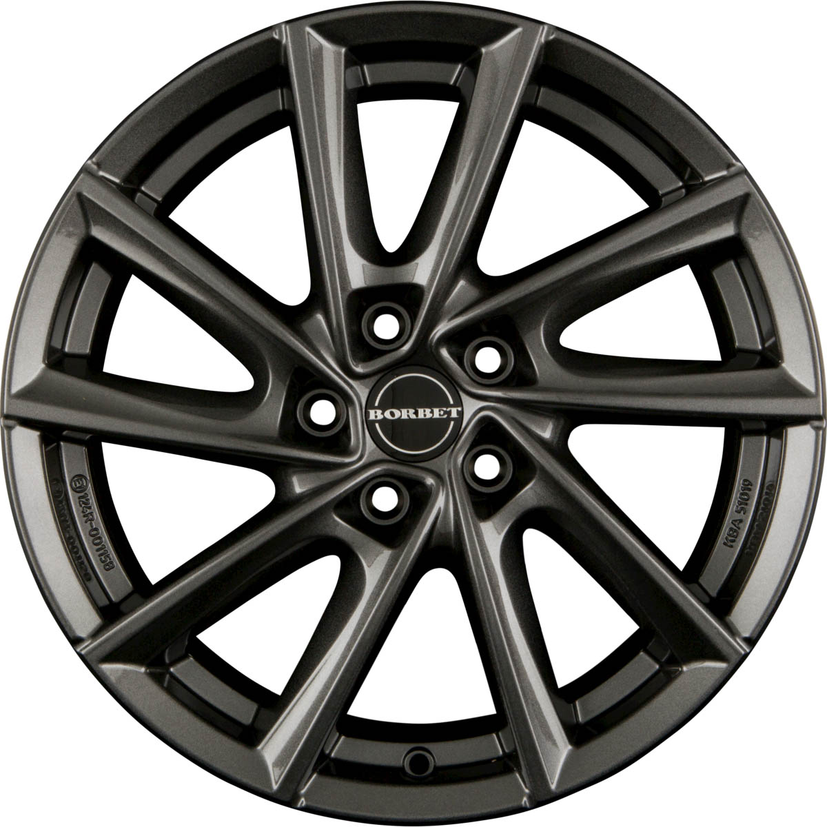 BORBET VT 7.50x17 5x112.0 ET 36 - felgi aluminiowe (kolor Antracytowy)