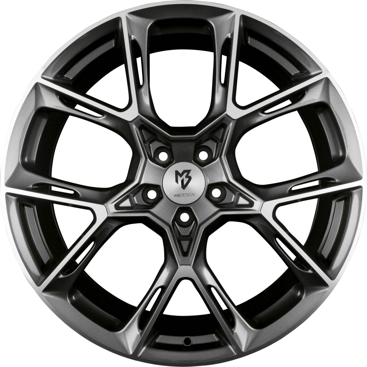 MB-DESIGN KX1 8.50x20 5x112.0 ET 45 - felgi aluminiowe (kolor Grafitowy)