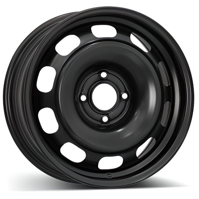 Alcar Stahlrad Polo IV/GTI (PQ24)/Fox / SEAT Ibiza/Cordoba (PQ24)- Ventillochpos. geändert 6.00x15 5x100.0 ET 43 - felgi stalowe (kolor Czarny)