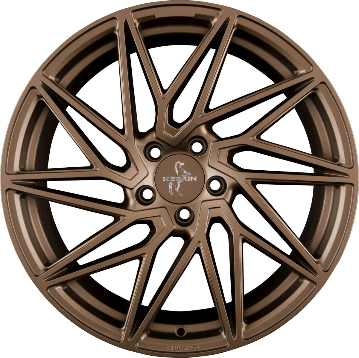 KESKIN KT20 FUTURE 8.50x19 5x114.3 ET 40 - felgi aluminiowe (kolor Brązowy)