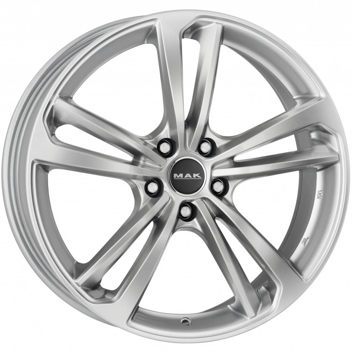 MAK NÜRBURG 8.00x19 5x110.0 ET 40 - felgi aluminiowe (kolor Srebrny)