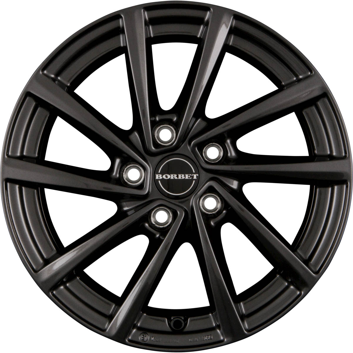 BORBET V 7.00x17 5x112.0 ET 54 - felgi aluminiowe (kolor Antracytowy)