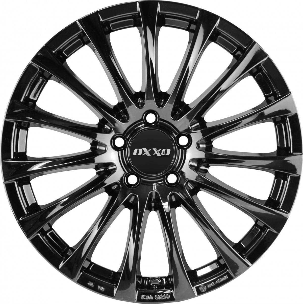 OXXO ELAN (OX14) 7.00x16 5x112.0 ET 43 - felgi aluminiowe (kolor Czarny)