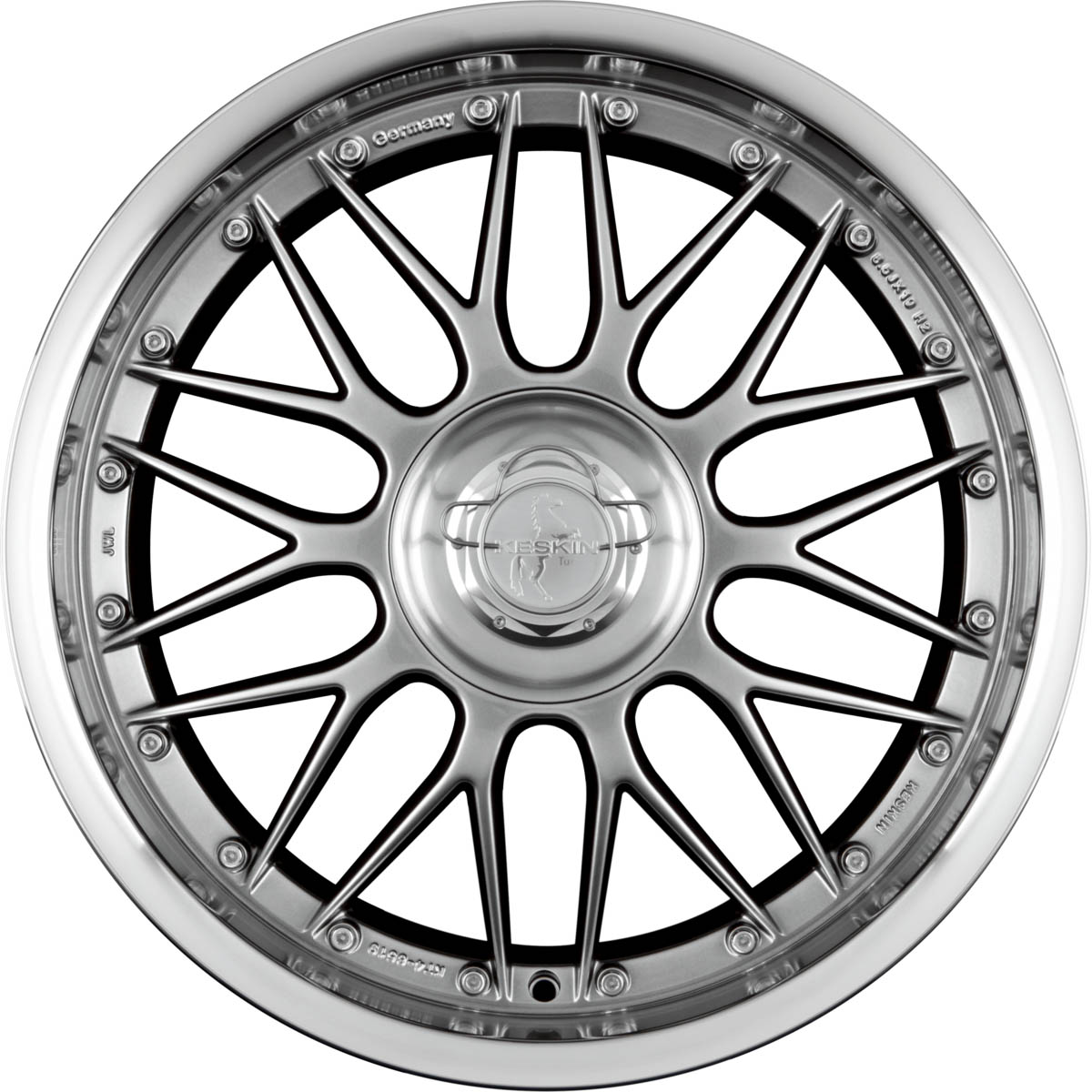 KESKIN KT 4 New Racer 9.50x19 5x100.0 ET 30 - felgi aluminiowe (kolor Czarny)