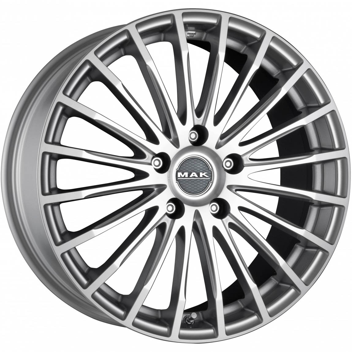 MAK FATALE 8.00x18 5x112.0 ET 30 - felgi aluminiowe (kolor Srebrny)