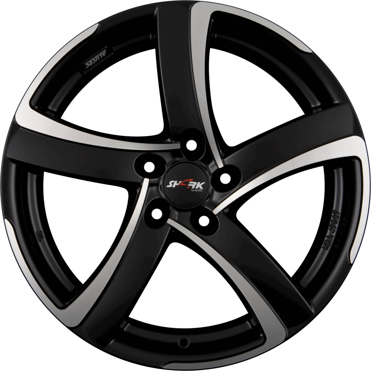 ALUTEC SHARK 7.00x17 4x100.0 ET 40 - felgi aluminiowe (kolor Czarny)