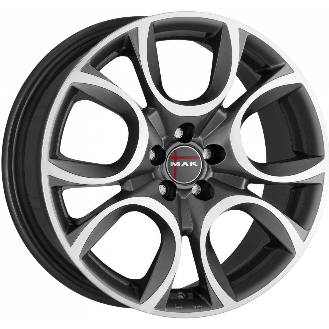 MAK TORINO 7.50x17 5x98.0 ET 35 - felgi aluminiowe (kolor Grafitowy)