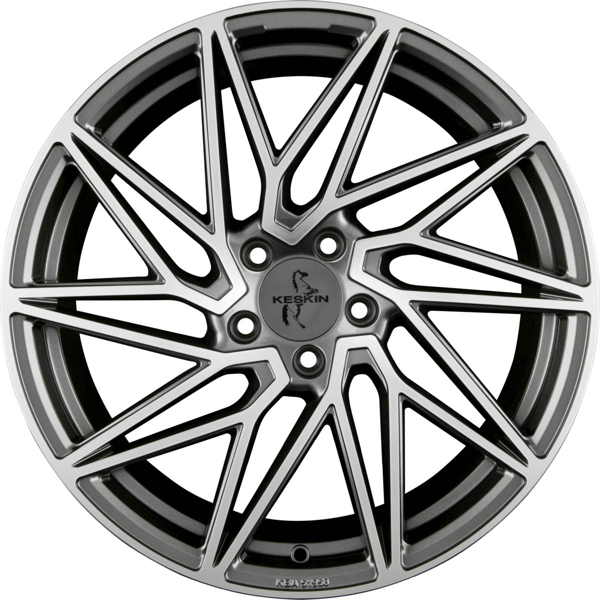 KESKIN KT20 FUTURE 8.50x19 5x112.0 ET 45 - felgi aluminiowe (kolor Szary)