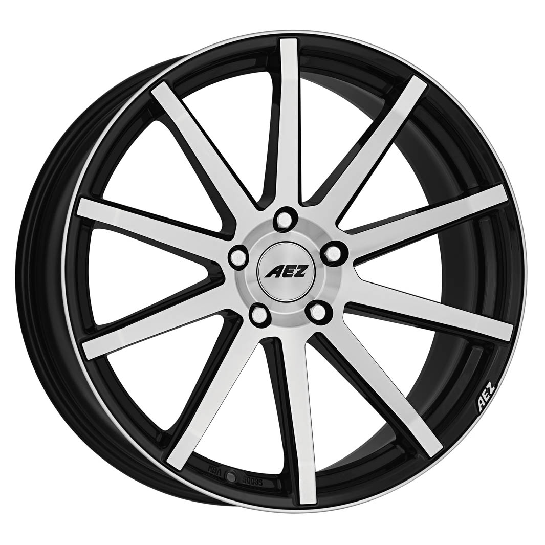 Aez Straight 8.00x18 5x100.0 ET 35 - felgi aluminiowe (kolor Czarny)