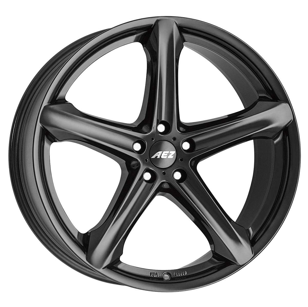 Aez Yacht dark 8.00x18 5x112.0 ET 48 - felgi aluminiowe (kolor Czarny)
