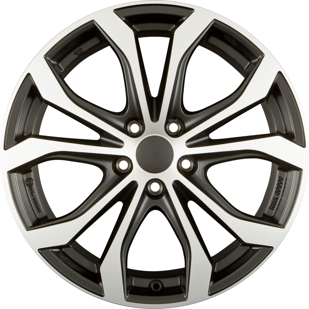 ALUTEC W10 9.00x20 5x108.0 ET 43 - felgi aluminiowe (kolor Czarny)