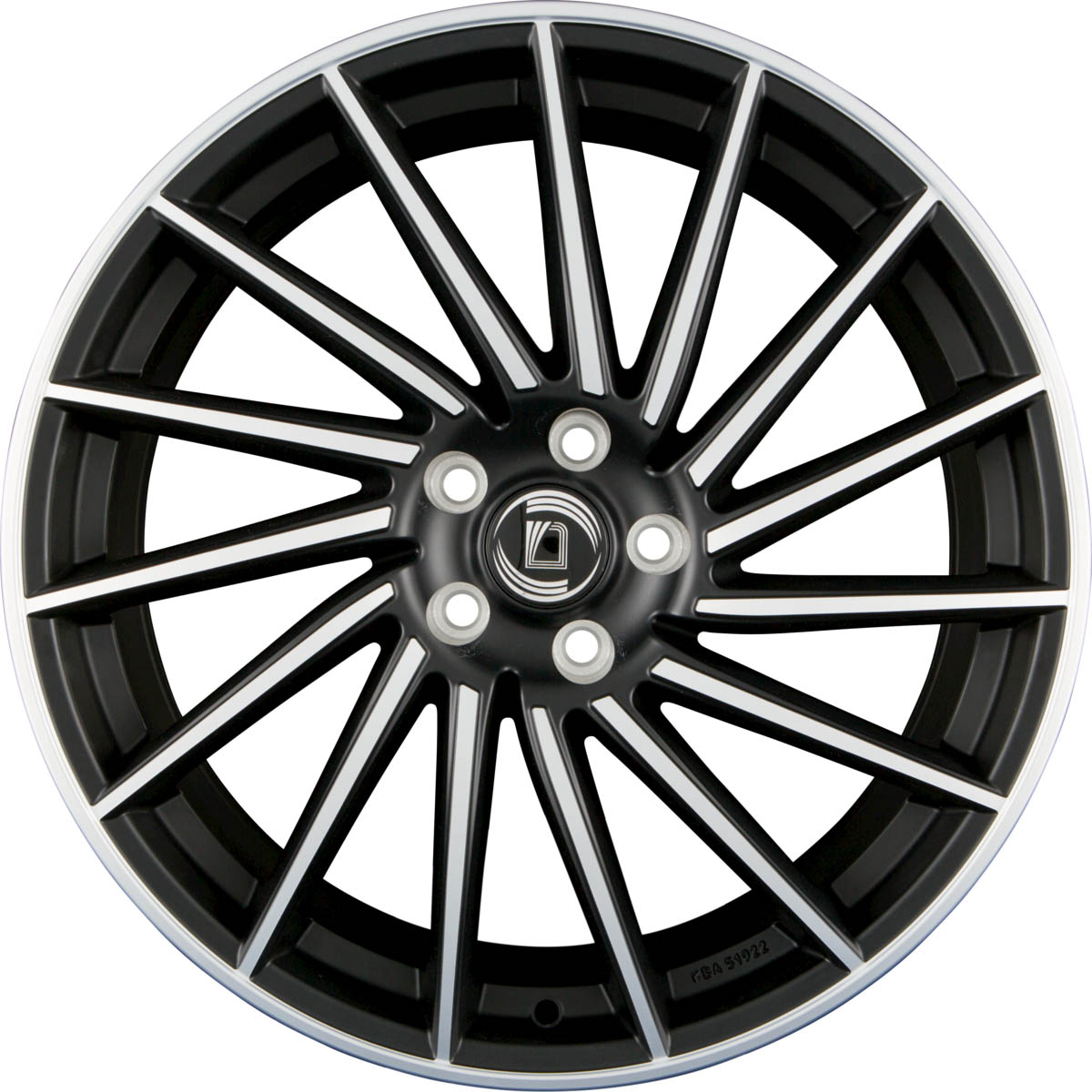 DIEWE WHEELS BRIOSA 8.50x19 5x112.0 ET 48 - felgi aluminiowe (kolor Czarny)