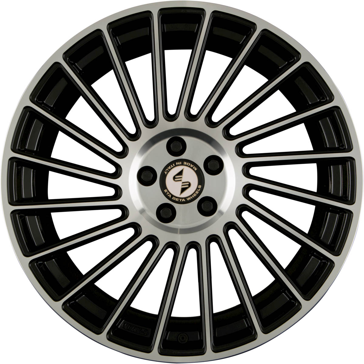 ETA BETA VENTI-R 7.50x18 4x100.0 ET 38 - felgi aluminiowe (kolor Czarny)