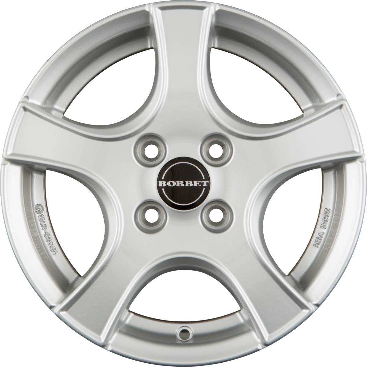 BORBET F2 7.50x18 5x112.0 ET 44 - felgi aluminiowe (kolor Srebrny)