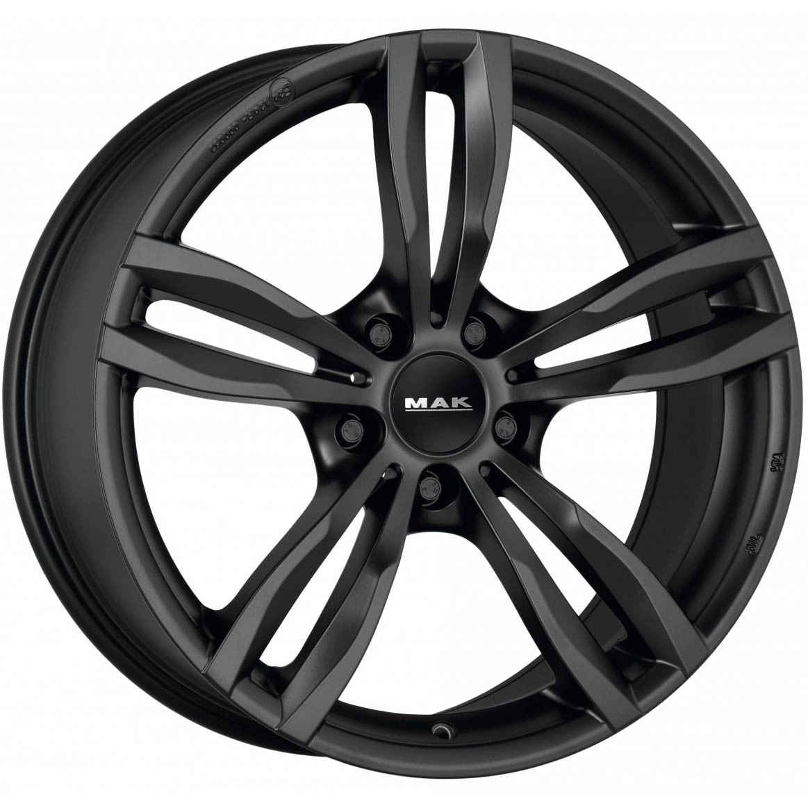 MAK LUFT 8.00x17 5x120.0 ET 43 - felgi aluminiowe (kolor Czarny)
