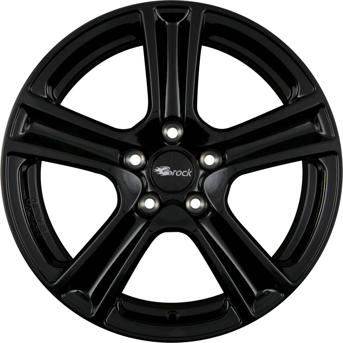 BROCK / RC RC19 5.50x15 5x100.0 ET 40 - felgi aluminiowe (kolor Czarny)