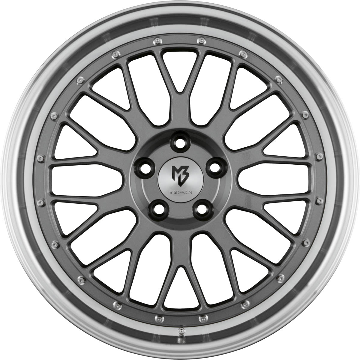 MB-DESIGN LV1 9.00x20 5x112.0 ET 42 - felgi aluminiowe (kolor Grafitowy)