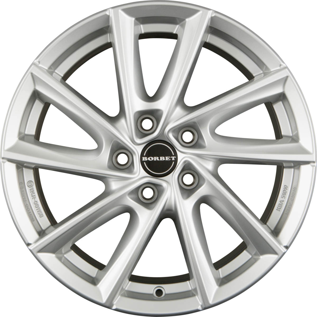 BORBET VT 7.50x17 5x112.0 ET 36 - felgi aluminiowe (kolor Srebrny)